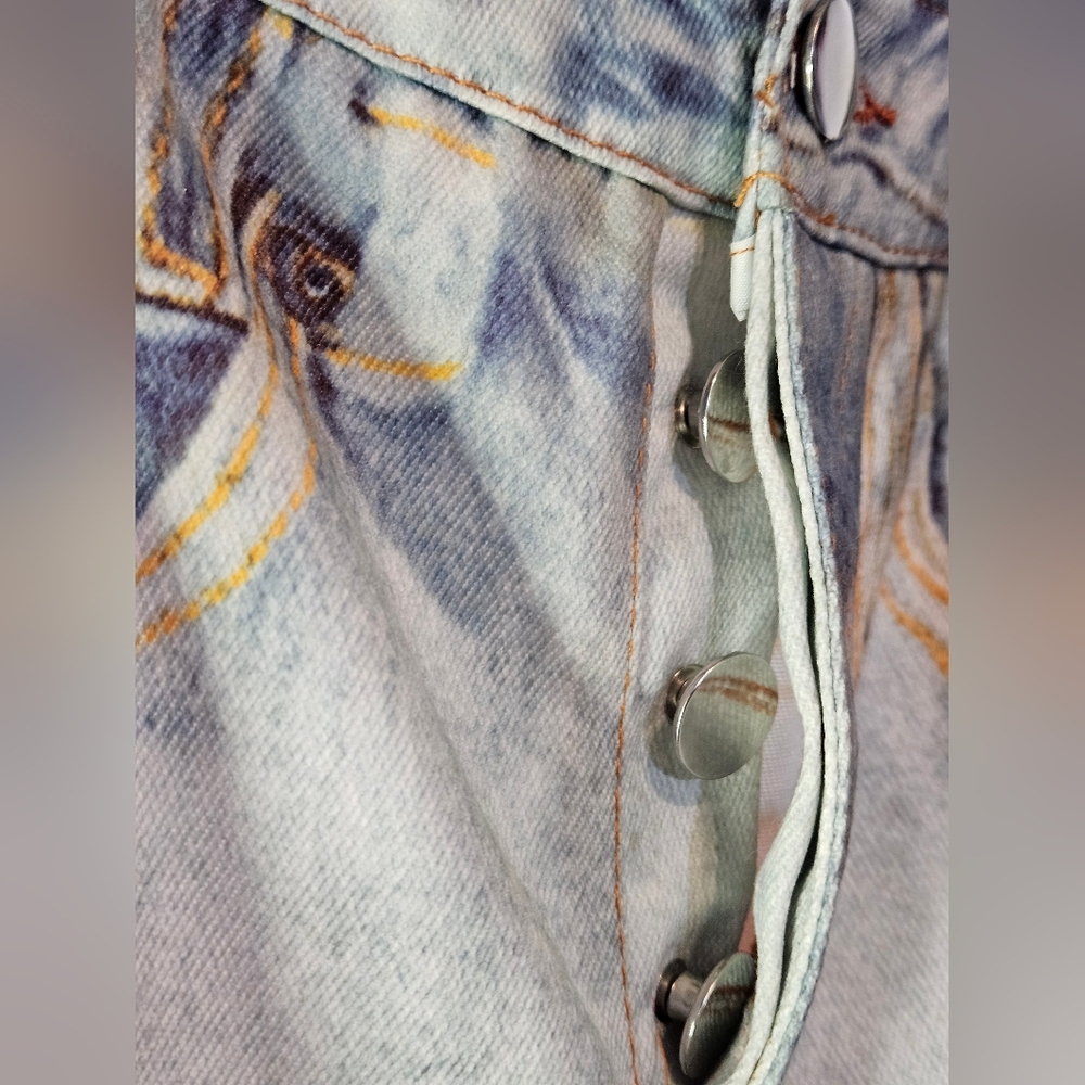Micas Patchwork Distressed Women Jeans NWTs - Picture 7 of 7